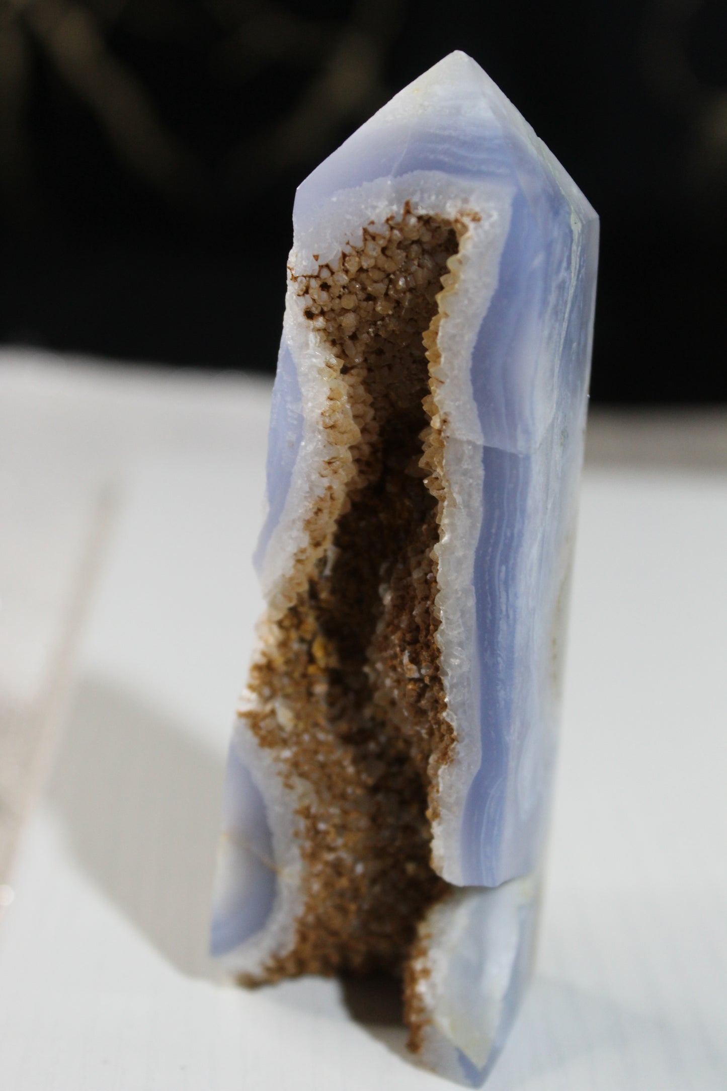 Blue Lace Agate Tower