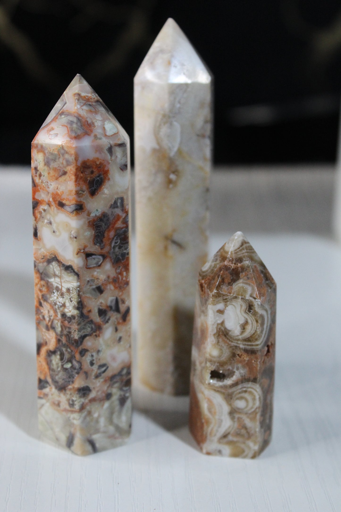 Crazy Lace Agate Tower