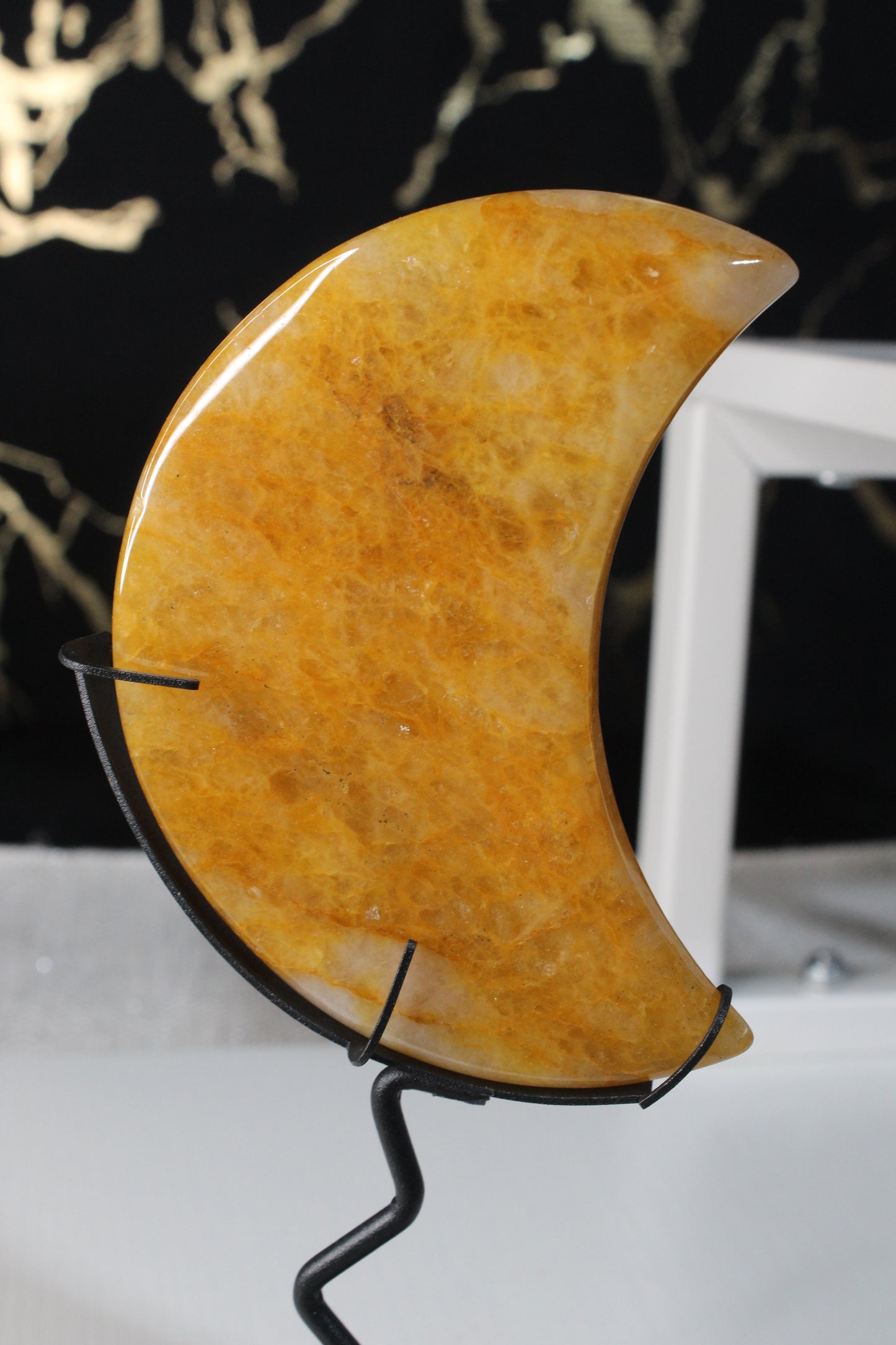 Golden Healer Quartz Moons
