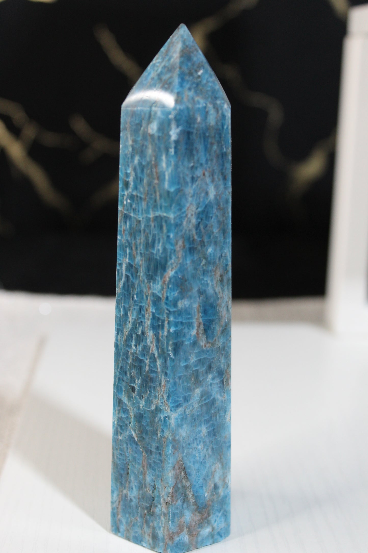 Blue Apatite Tower