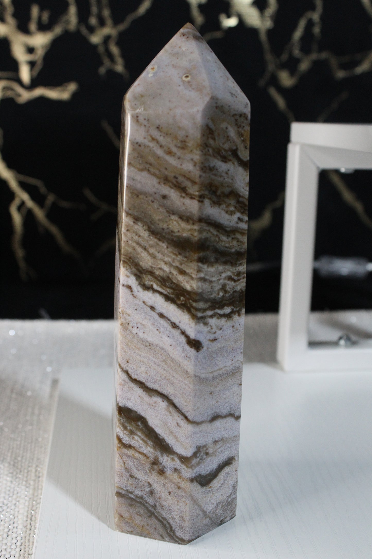 Banded Calcite Tower