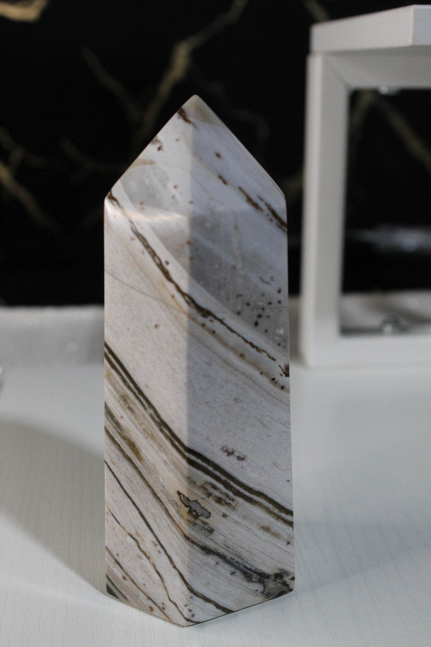 Banded Calcite Tower