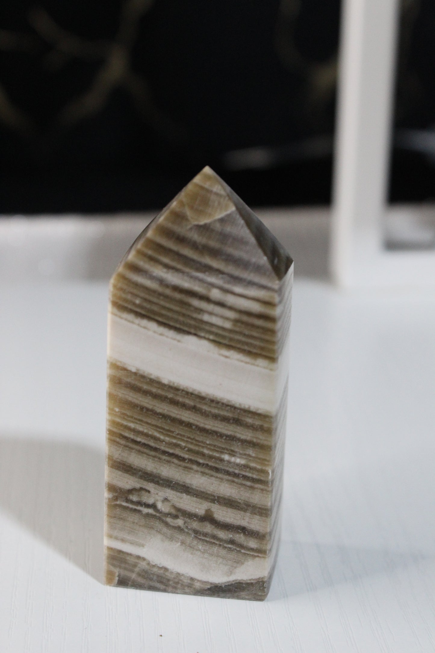 Banded Calcite Tower