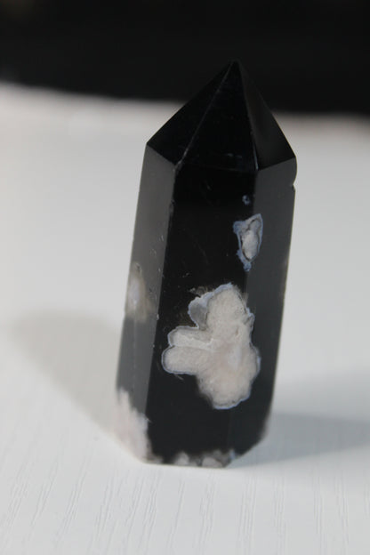 Black Cherry Agate Tower