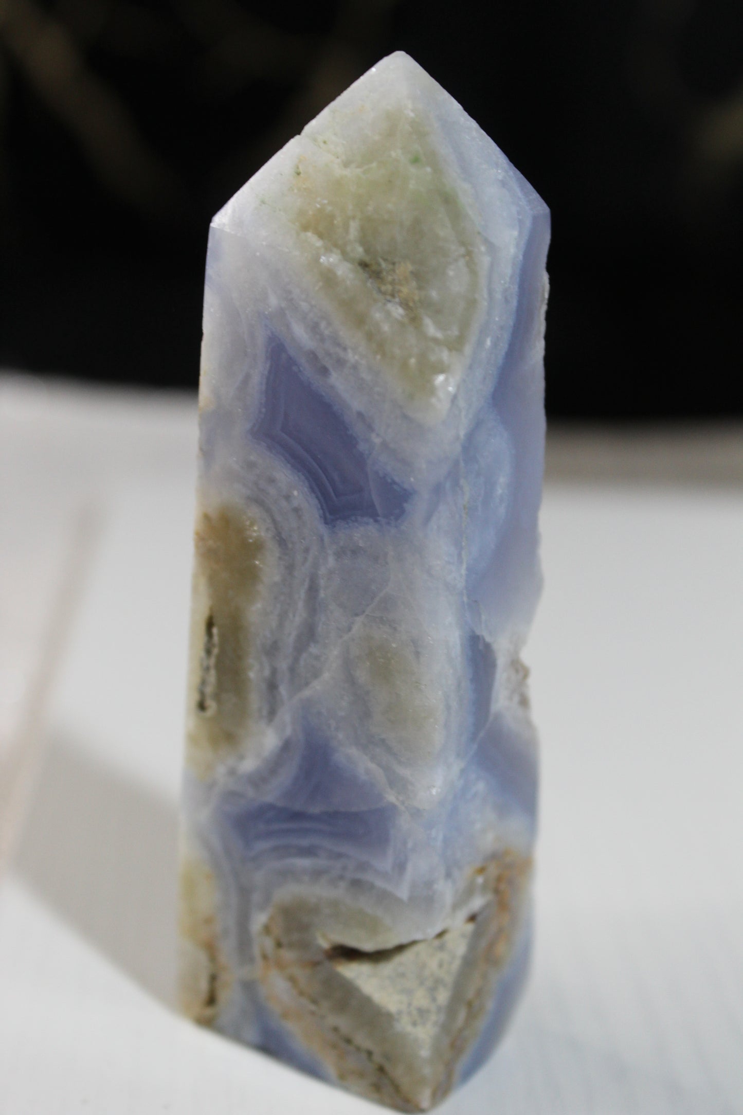 Blue Lace Agate Tower