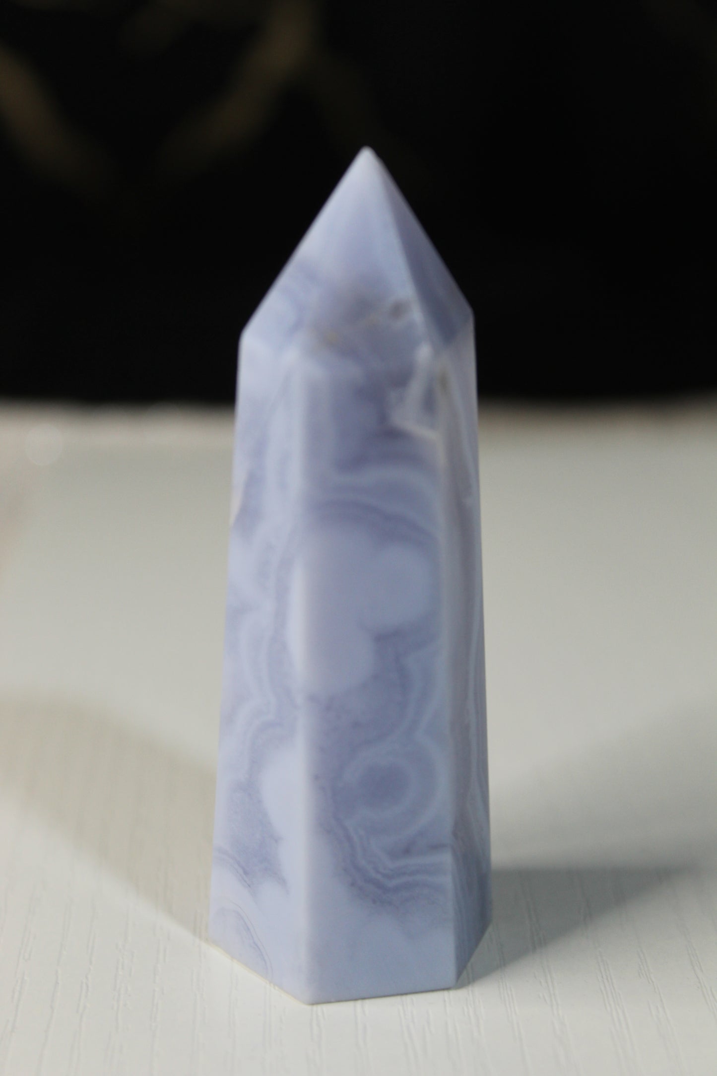 Blue Lace Agate Tower