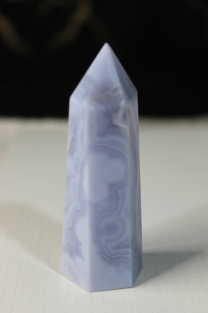 Blue Lace Agate Tower