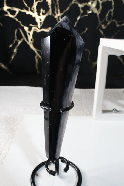 Black Striped Agate Wands
