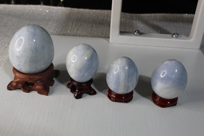 Blue Calcite Eggs
