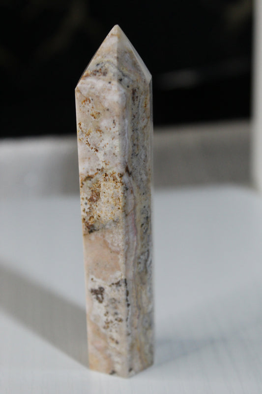 Crazy Lace Agate Tower