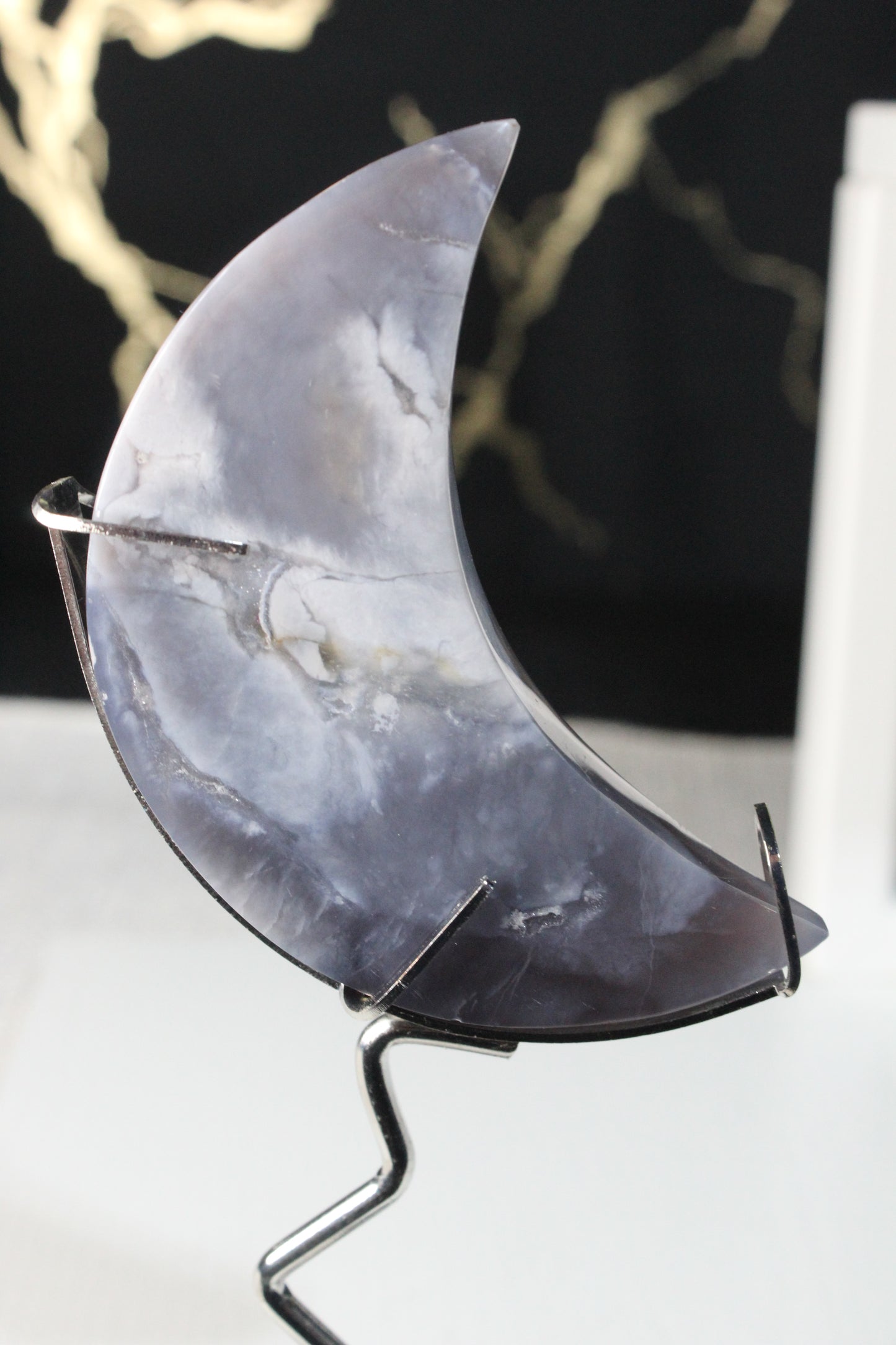 Druzy Agate Moons