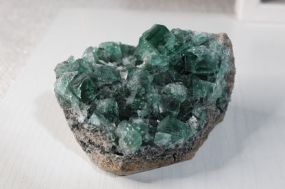 Green Fluorite Geode