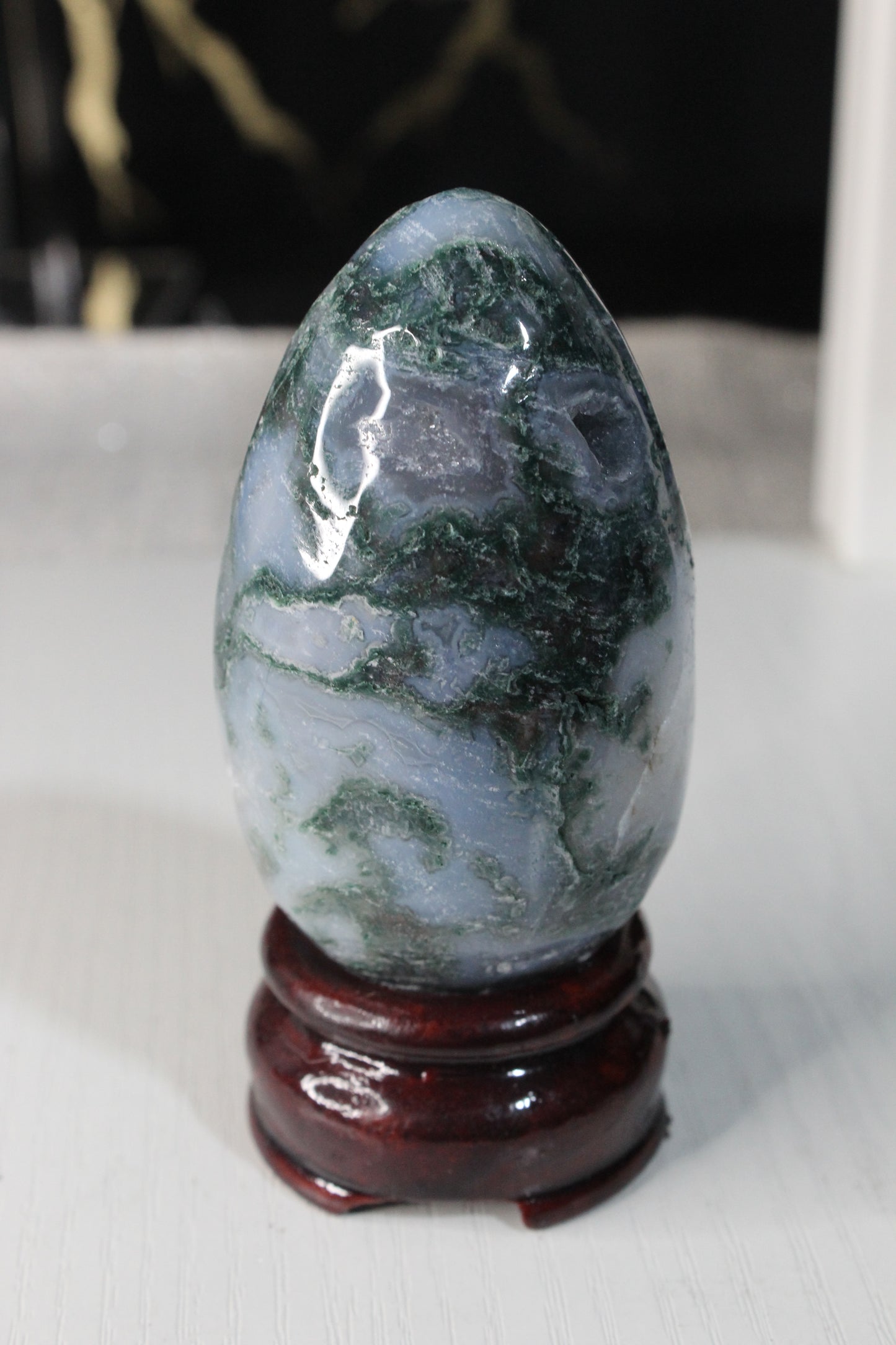 Moss Agate Eggs