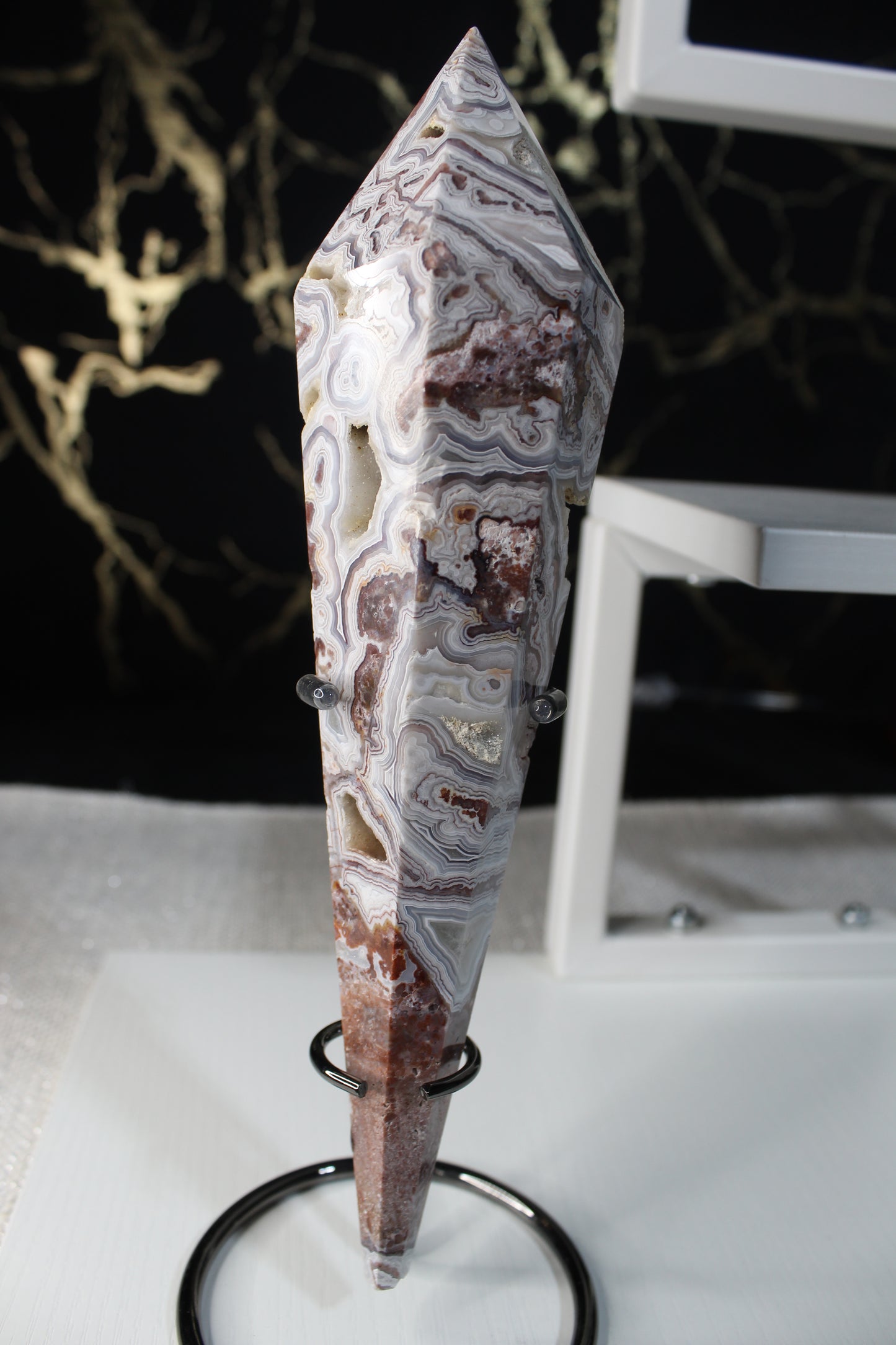 Mexican Crazy Lacy Agate Wands