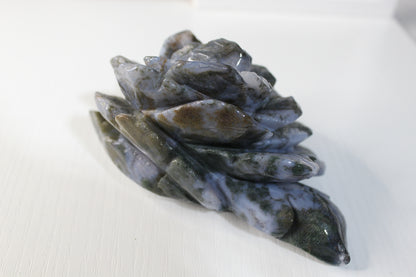 Moss Agate Flower