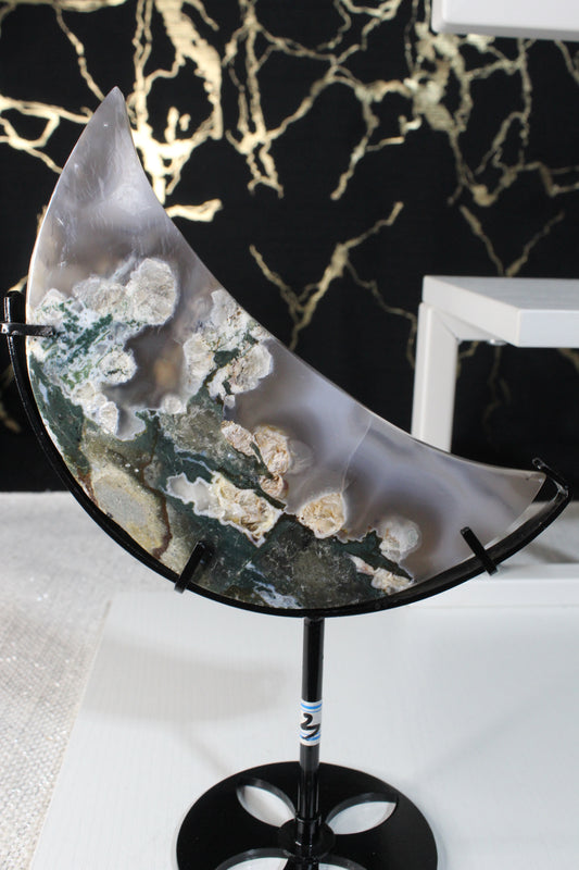 Moss Agate Moons