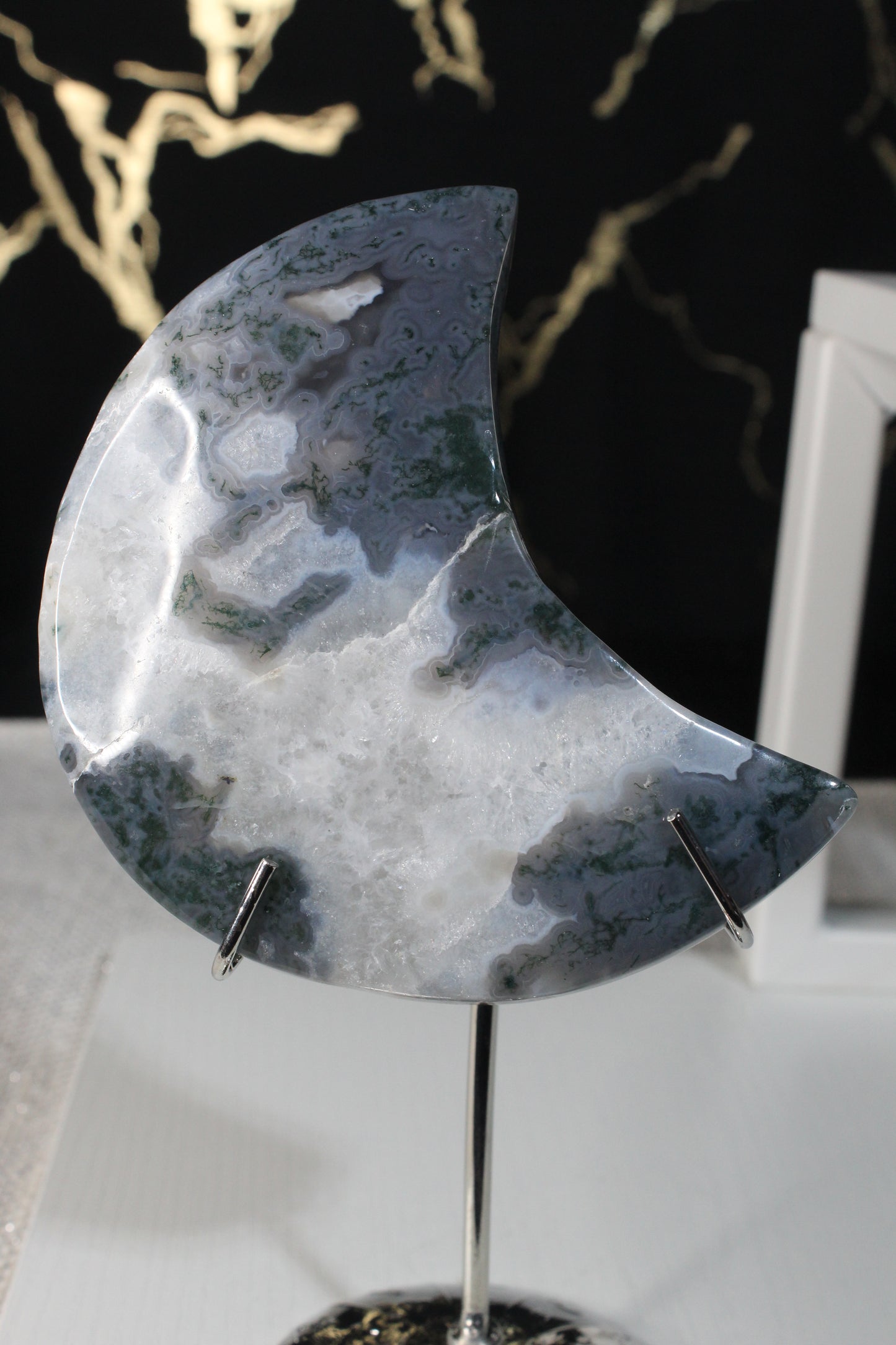 Moss Agate Moons