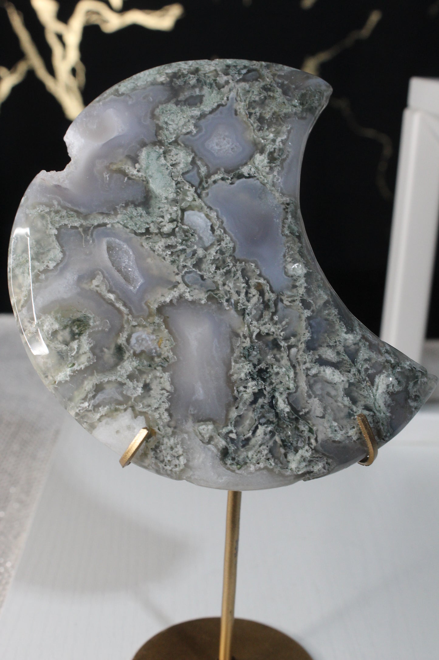 Moss Agate Moons