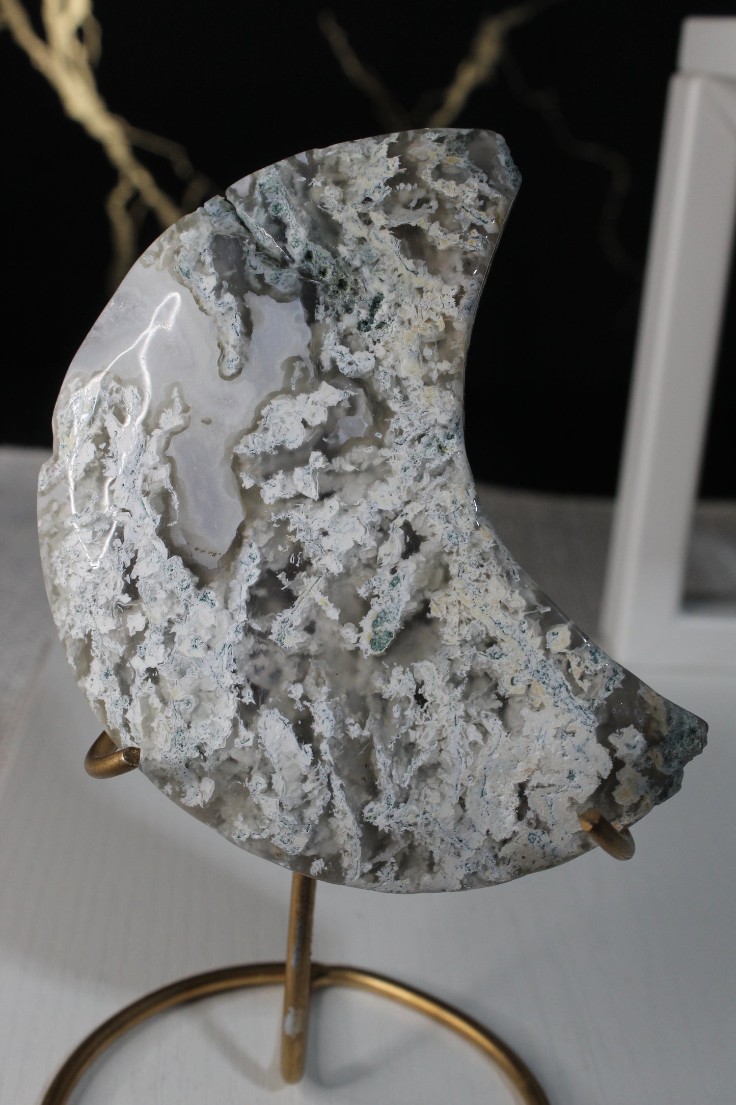 Moss Agate Moons