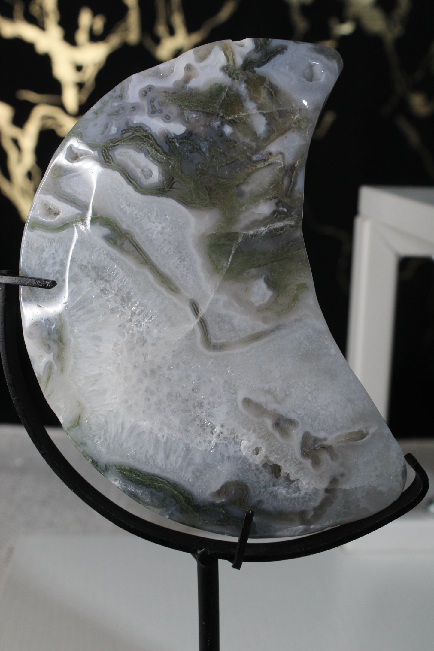 Moss Agate Moons