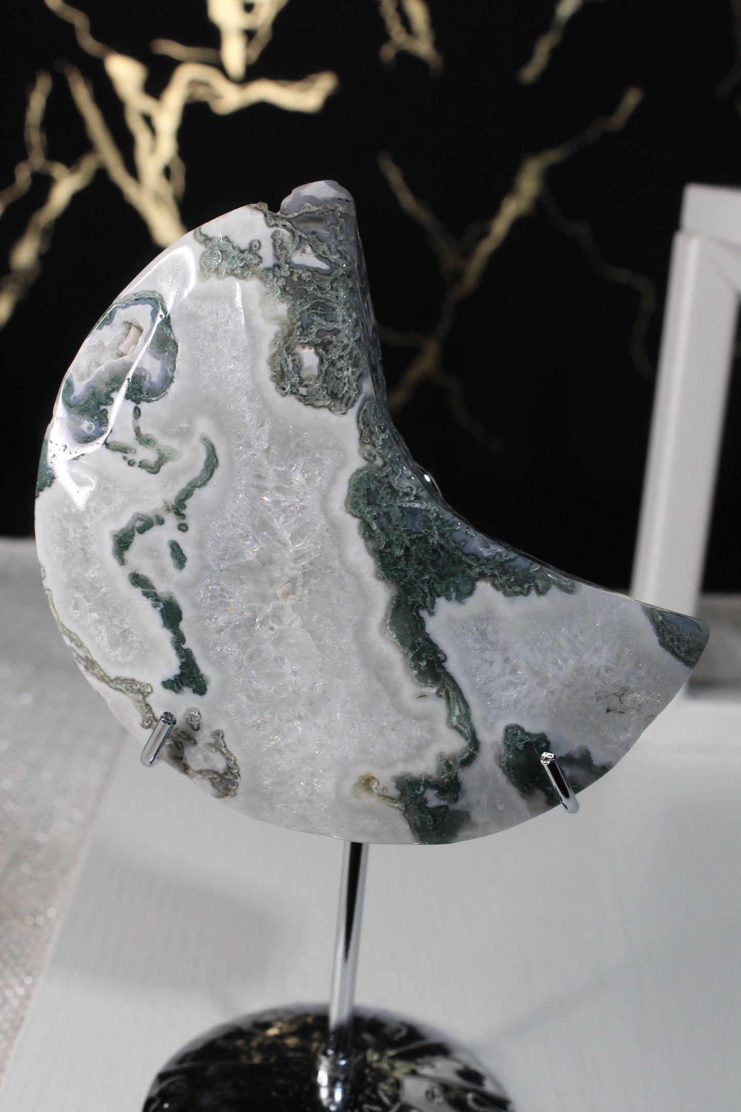 Moss Agate Moons