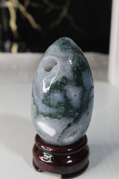Moss Agate Eggs
