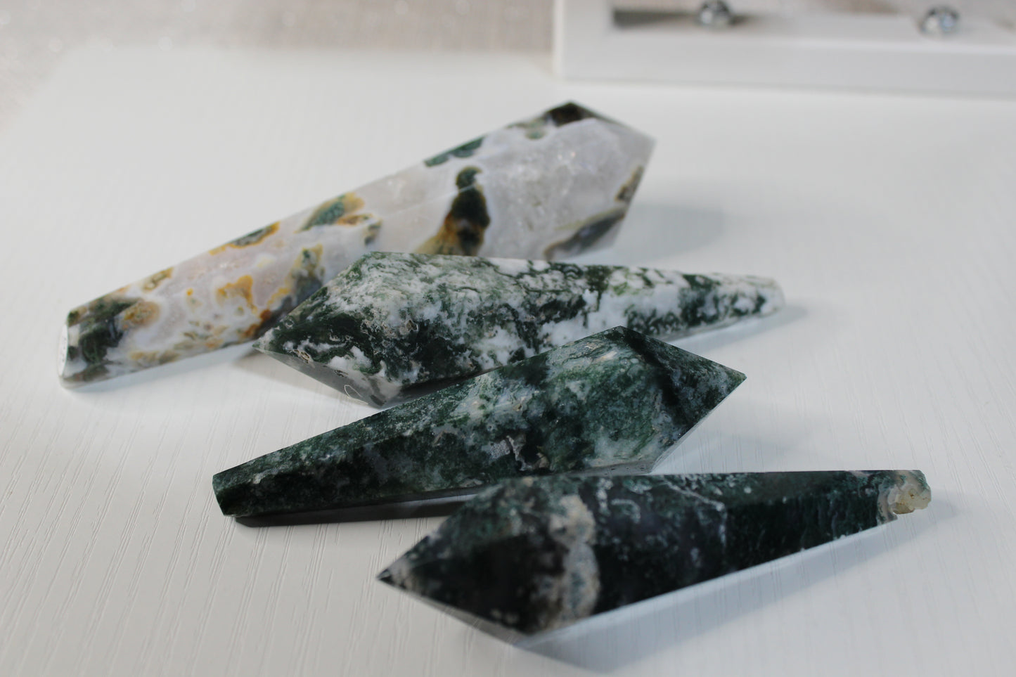 Moss Agate Wands