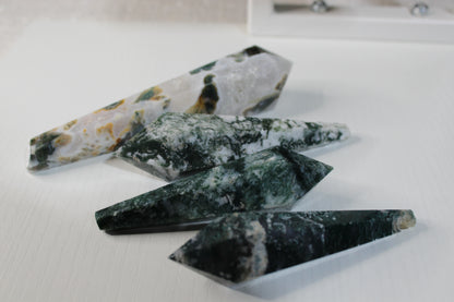 Moss Agate Wands