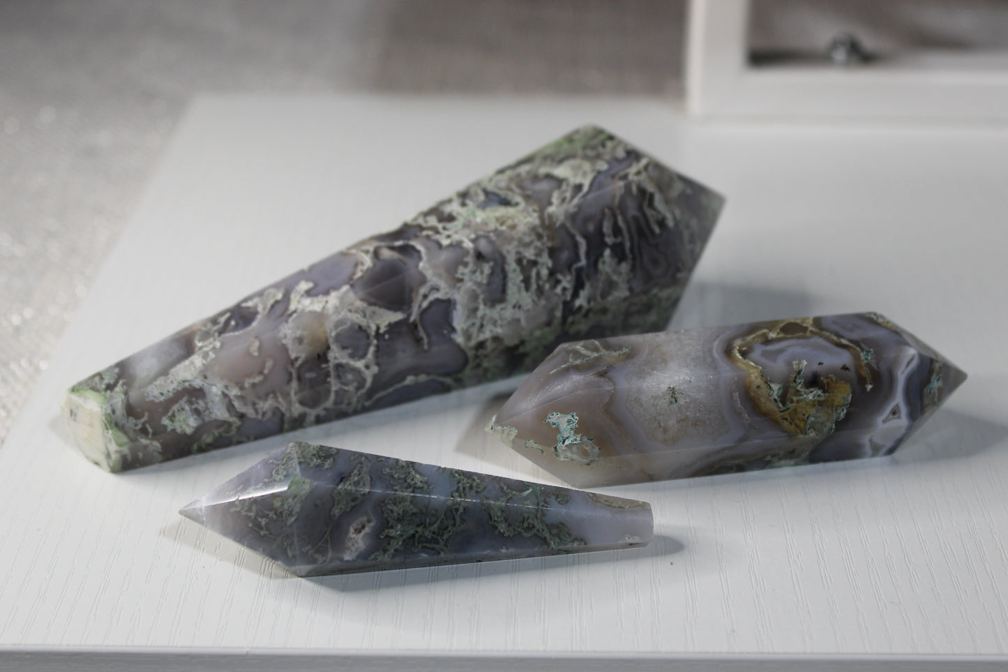 Moss Agate Wands