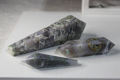 Moss Agate Wands