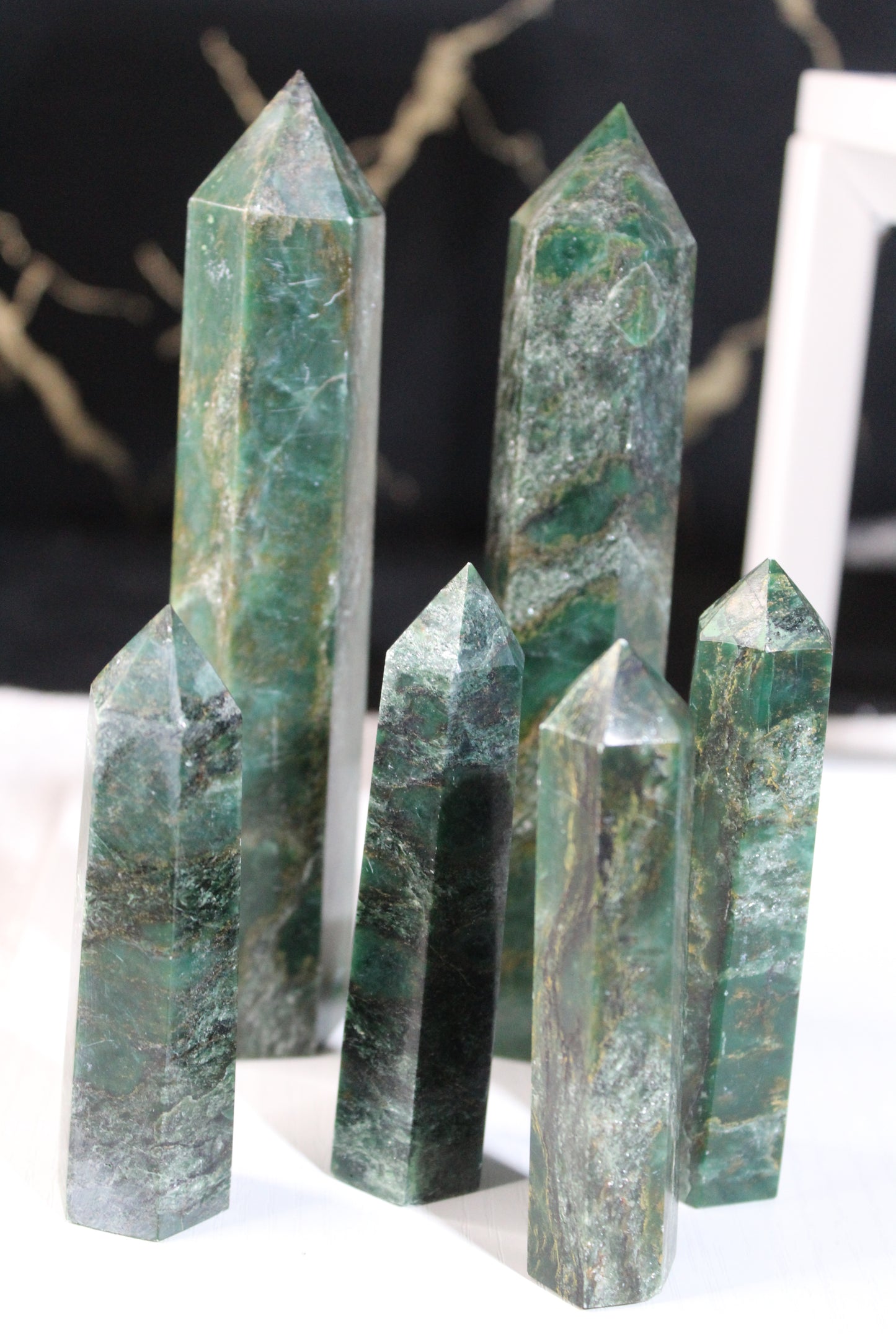 Natural Emerald Tower