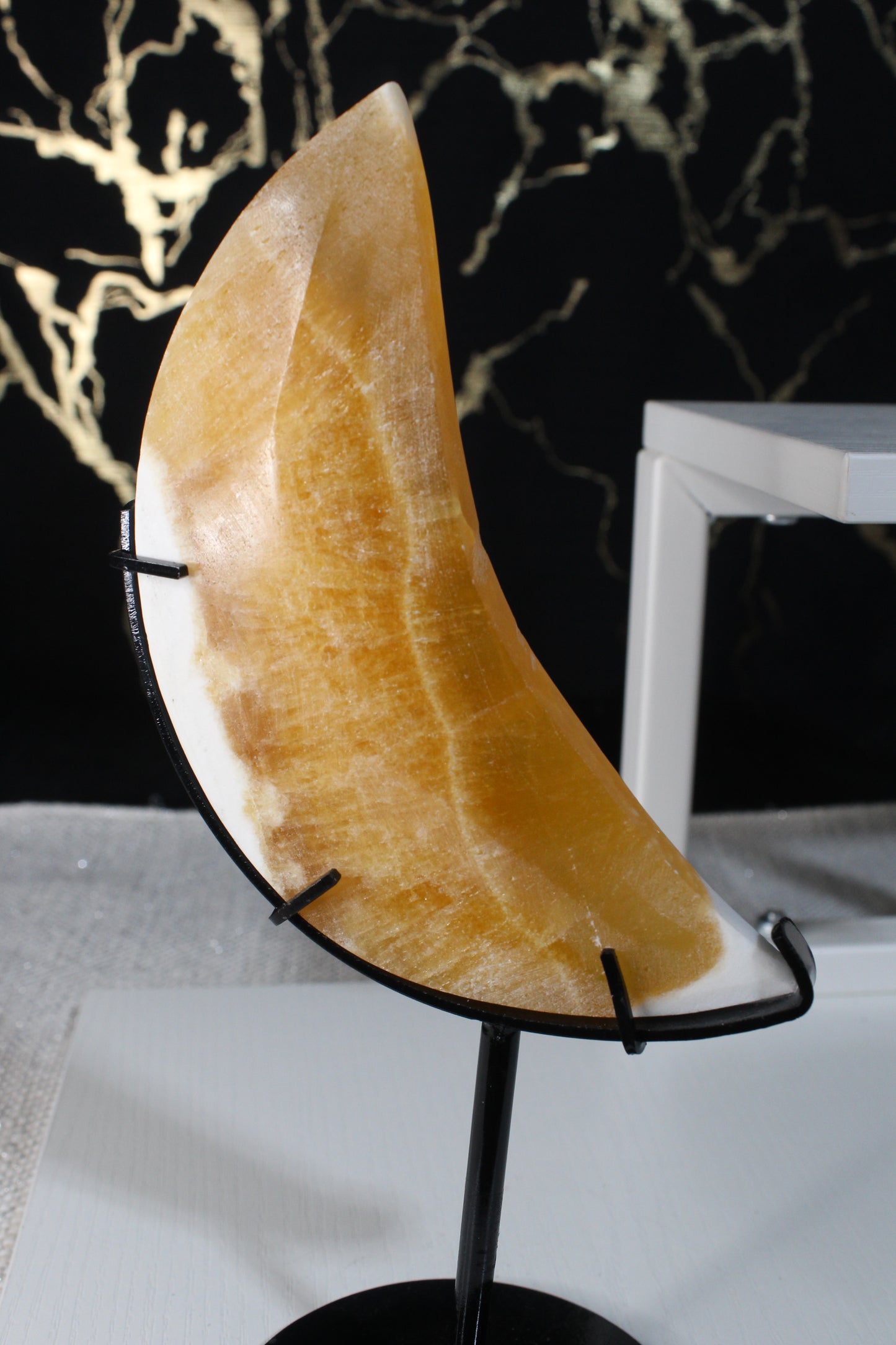 Orange Banded Calcite Moons