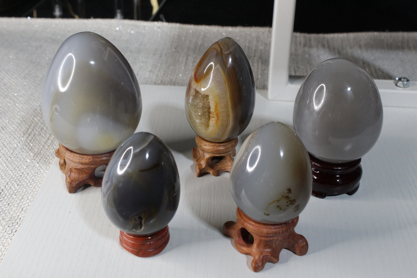 Orca Agate Eggs