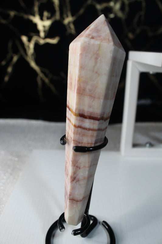 Red Banded Calcite Wands