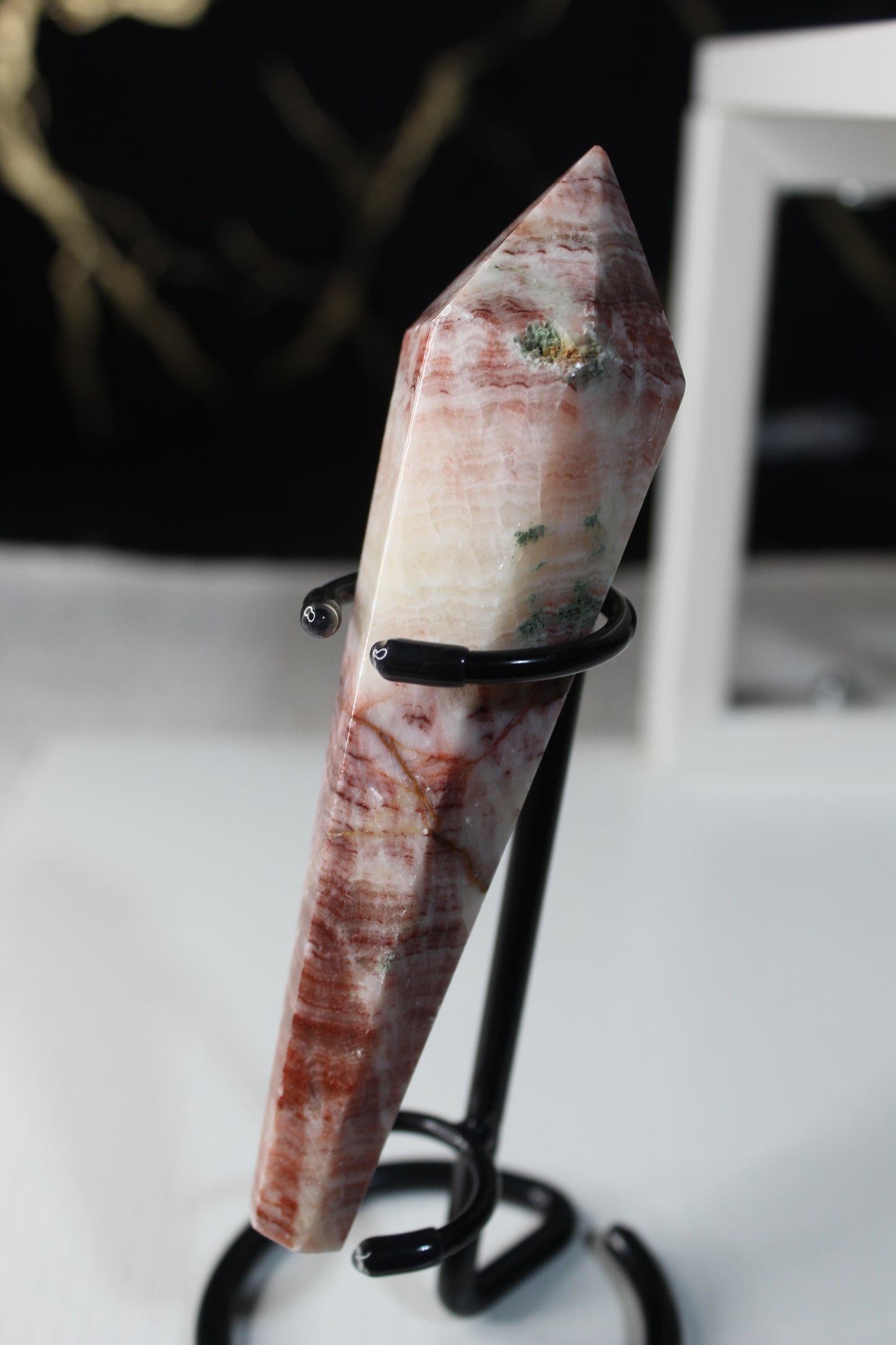 Red Banded Calcite Wands