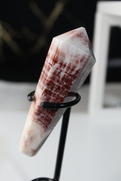 Red Banded Calcite Wands