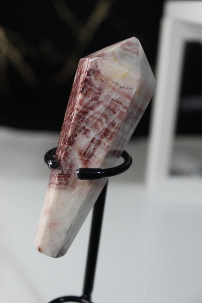 Red Banded Calcite Wands