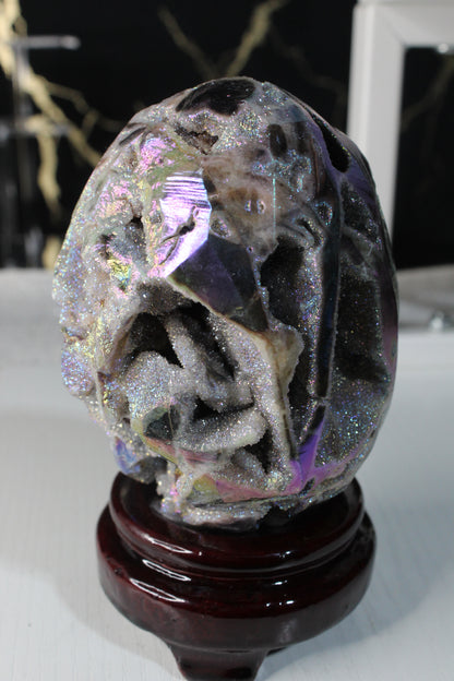 Rainbow Aura Sphalerite Eggs