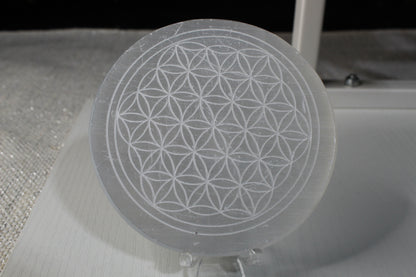 Selenite Round