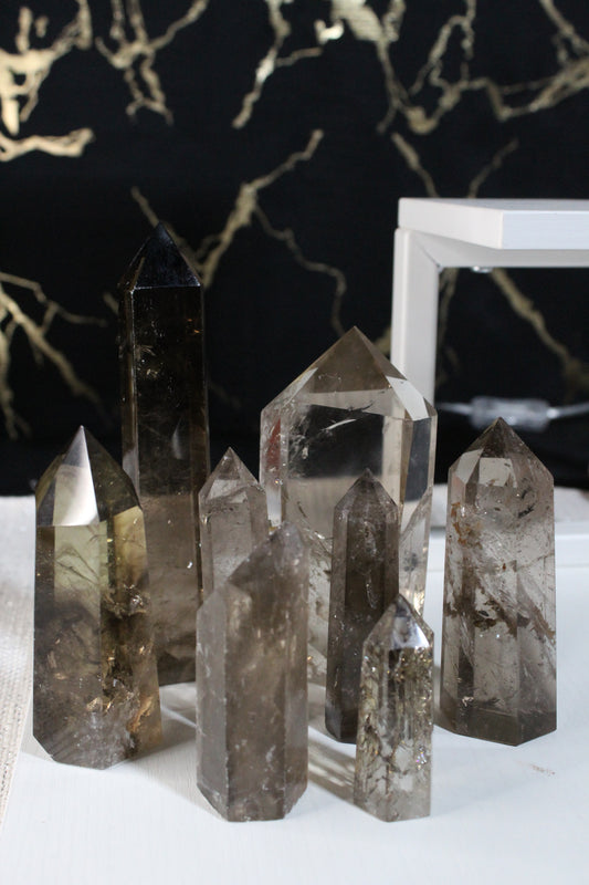 Smokey Quartz Tower