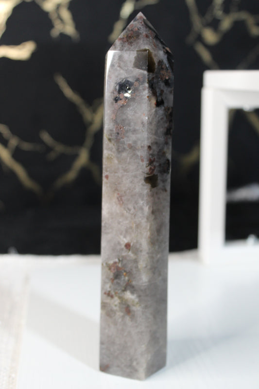 Tourmaline In Quartz Tower