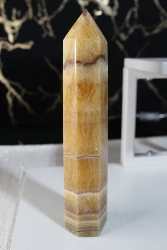 Yellow Calcite Tower