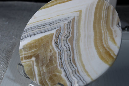 Yellow Calcite Round