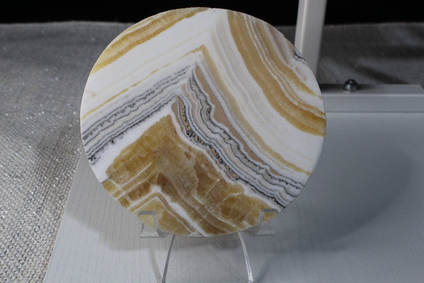 Yellow Calcite Round