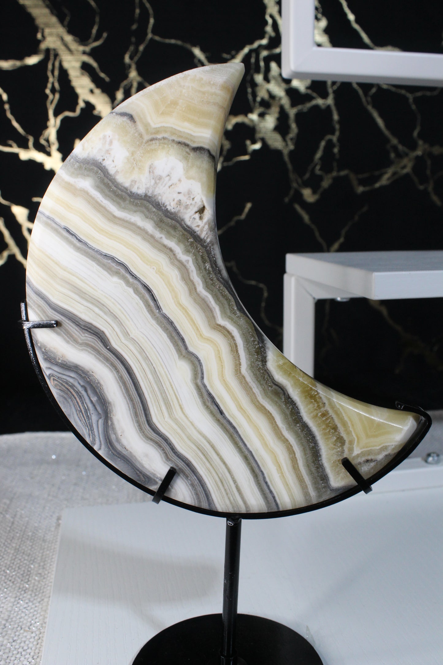 Zebra Calcite Moons