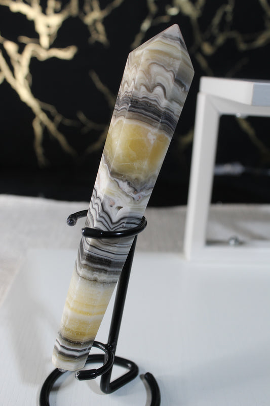 Zebra Calcite Wands
